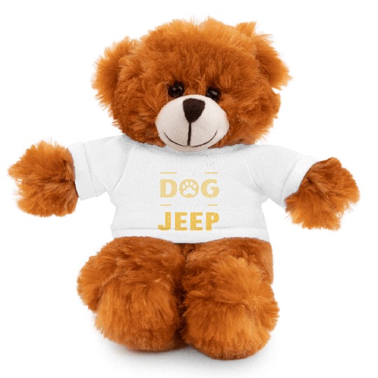 Dog Jeep Lover- For Men- For Women Stuffed Animals With Tee