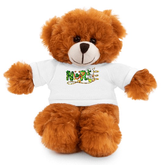 St Patricks Day, Nurse Stuffed Animals With Tee