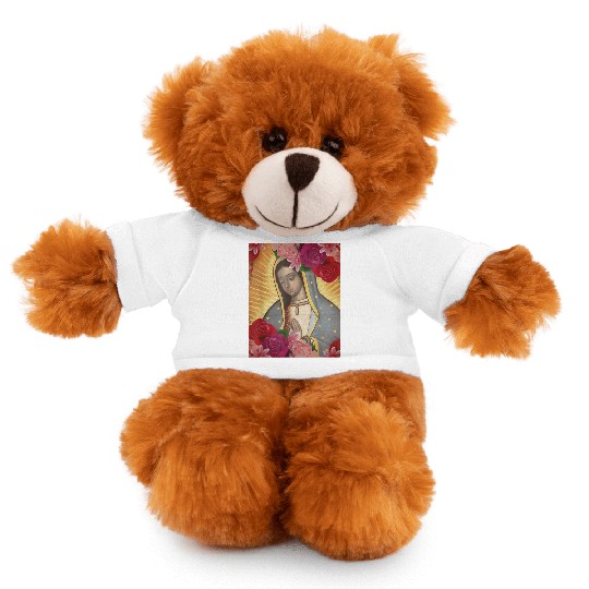 Our Lady of Guadalupe Rose Mexican Catholic Juan D Stuffed Animals With Tee
