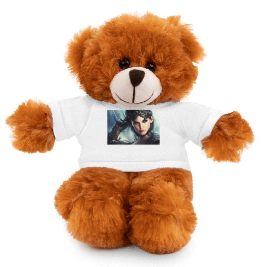 Warrior princess wearing gothic plate fantasy art Stuffed Animals With Tee