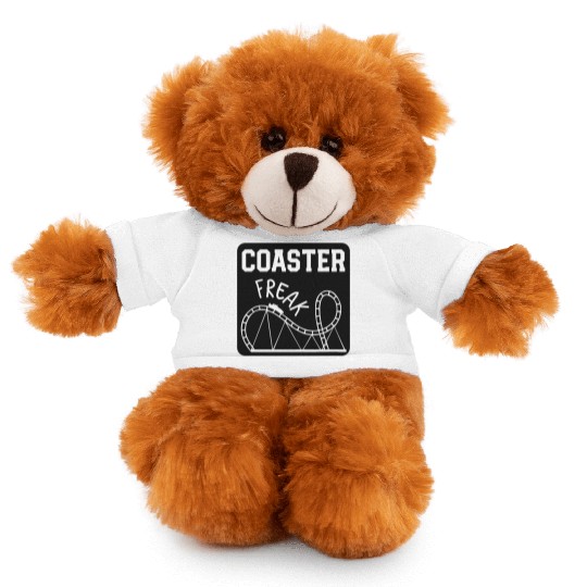 Roller Coaster freak Stuffed Animals With Tee