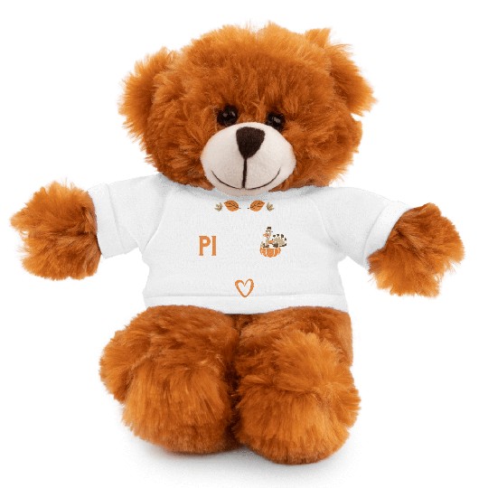 Pumpkin Pi - Thanksgiving Stuffed Animals With Tee