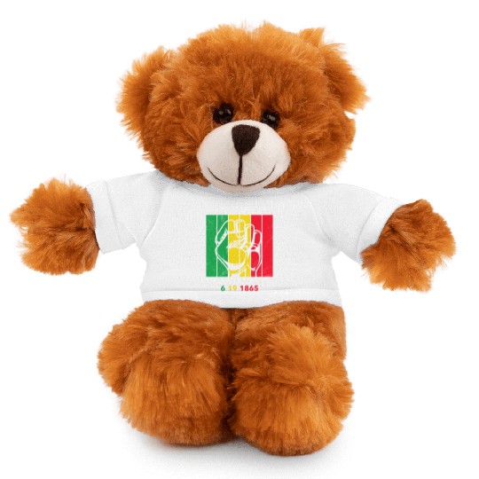 Juneteenth free since 1865 Black History US Africa Stuffed Animals With Tee
