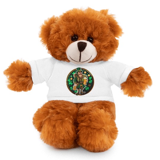 Happy St Patricks Day Stuffed Animals With Tee,Lucky Stuffed Animals With Tee