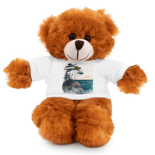 Acadia National Park Watercolor Stuffed Animals With Tee