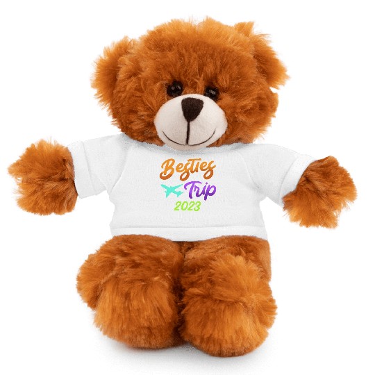 Besties Trip 2023 Vacation Friends Spring Break Stuffed Animals With Tee