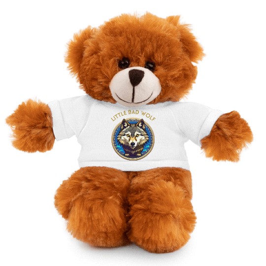 Little Bad Wolf Graphic Stuffed Animals With Tee