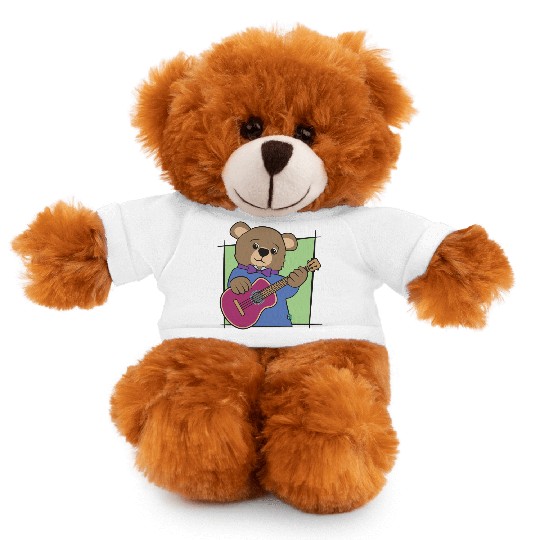 Bear Cub Guitar Music Stuffed Animals With Tee