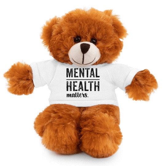 Mental Health Matters Wear Green Stuffed Animals With Tee
