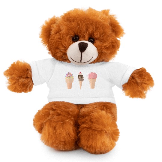 Ice Cream Treat Yo' Self Summertime Sherbet Gelato Stuffed Animals With Tee