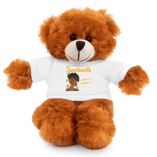 July 4Th Juneteenth Because My Ancestors Black Wo Stuffed Animals With Tee