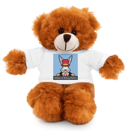 Citizens of Bunny Nation NFT #34 Artwork Stuffed Animals With Tee