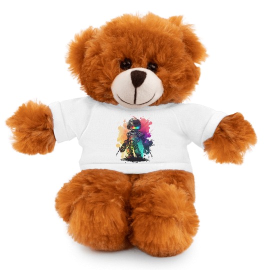 Retro Robot Cute Robotic Engineer Technology Stuffed Animals With Tee