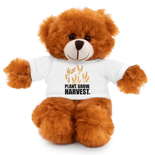 Wheat Farmer Plant Grow Harvest Stuffed Animals With Tee
