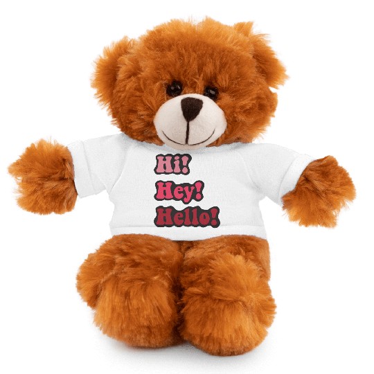 Hi Hey Hello tumblr Stuffed Animals With Tee