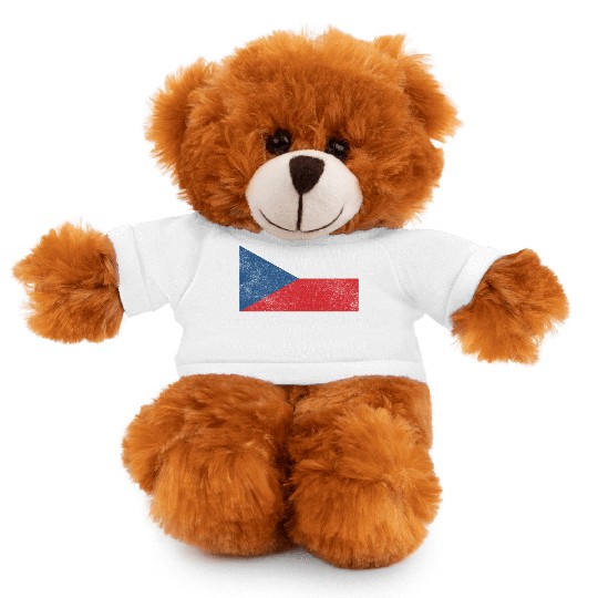 Czech Republic National Flag For Stuffed Animals With Tee