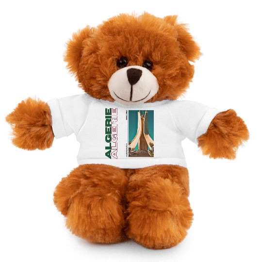 Algeria Independent since 1962 Stuffed Animals With Tee