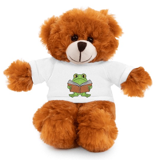 Ew People Cottagecore Frog Reading Book Stuffed Animals With Tee