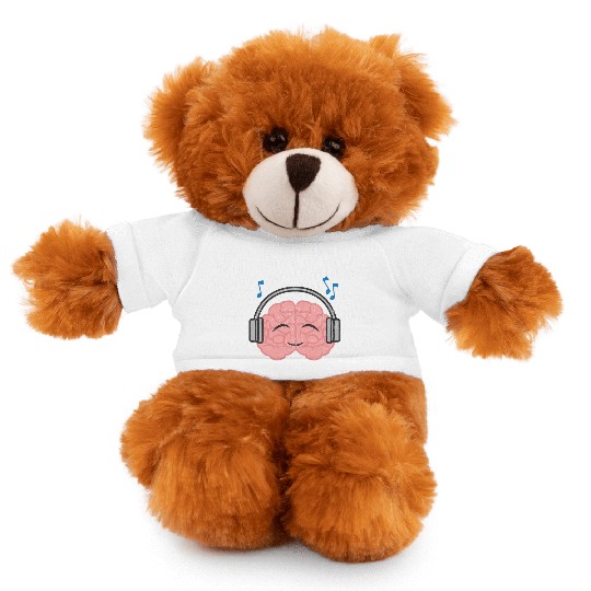 Ew People Brain Headphones Distressed Stuffed Animals With Tee