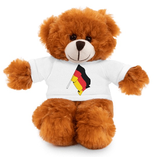 Flag of Germany Stuffed Animals With Tee
