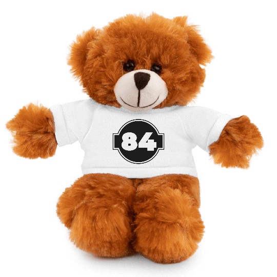 Congratulations 84 Years Old - Number Eighty-Four Stuffed Animals With Tee
