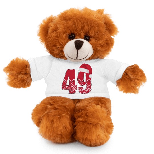 49 Birthday Years - Congratulations Forty Nine Stuffed Animals With Tee