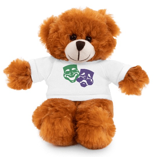 MARDI GRAS MASKS Stuffed Animals With Tee