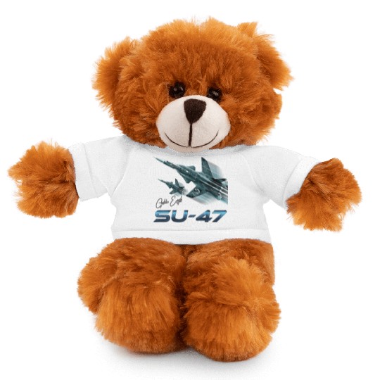 Sukhoi SU-47 the Golden Eagle Russian Fighterjet Stuffed Animals With Tee