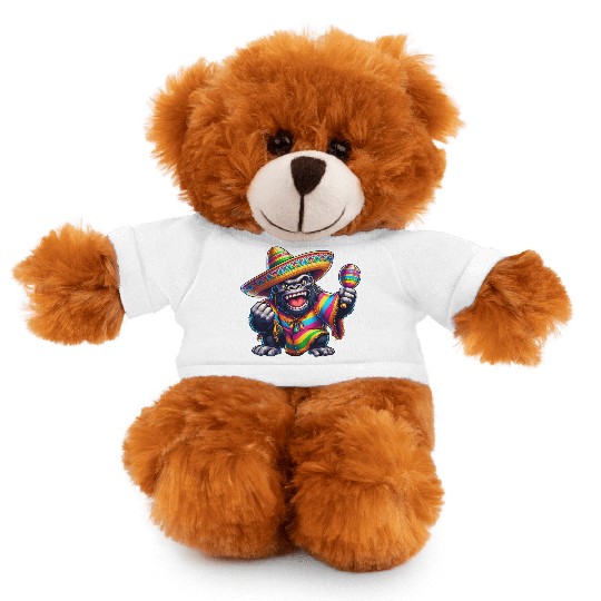 Cinco de Mayo Gorilla: Festive Design Stuffed Animals With Tee