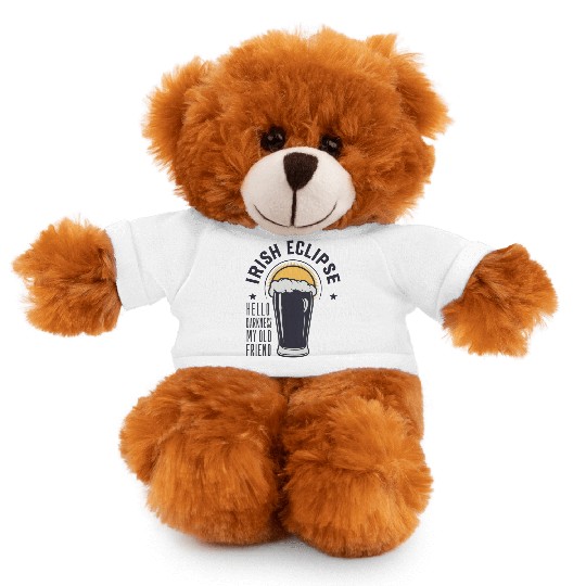 Irish Solar Eclipse - Hello Darkness My Old Friend Stuffed Animals With Tee