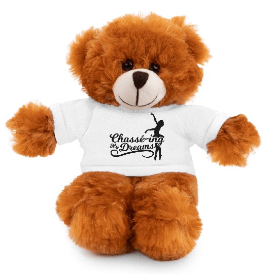Motivational Ballet Quote Stuffed Animals With Tee