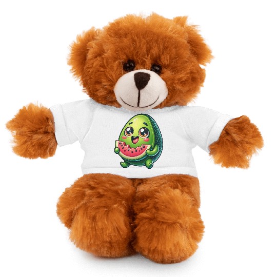 Avocado & Watermelon Sweet Comic Stuffed Animals With Tee