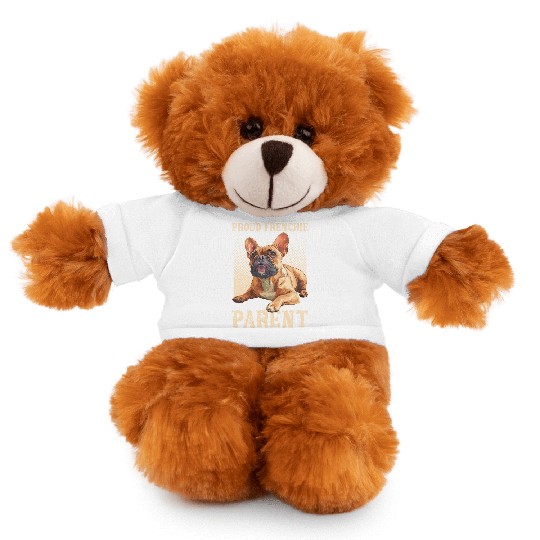 French Bulldog Proud Frenchie Parent Owner Stuffed Animals With Tee