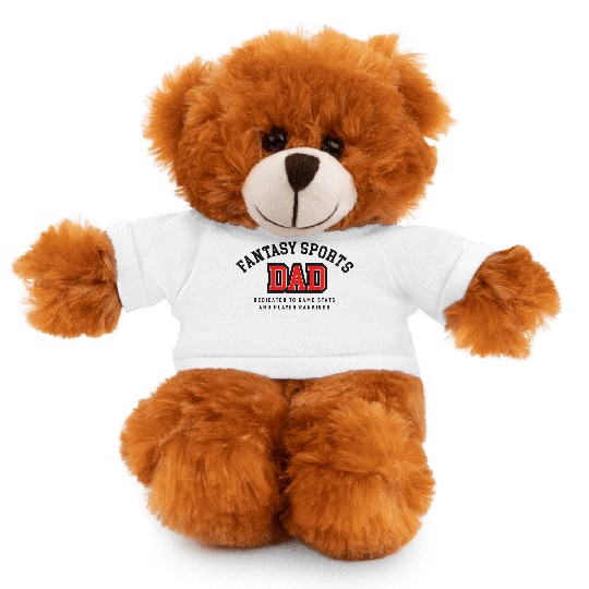 fantasy sports dad college font Stuffed Animals With Tee