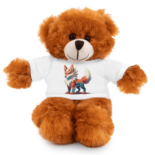 Fierce Fantasy Wolf Stuffed Animals With Tee