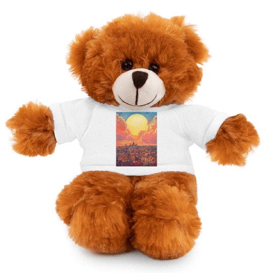 Sunset in Dublin Ireland Stuffed Animals With Tee