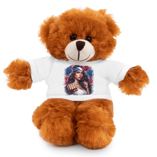 American Motivational Inspirational Patriotic Stuffed Animals With Tee