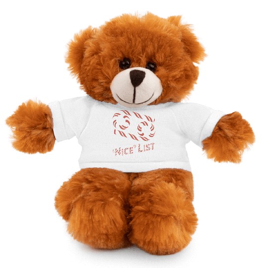 Funny Cancer Zodiac Christmas: Nice List Stuffed Animals With Tee