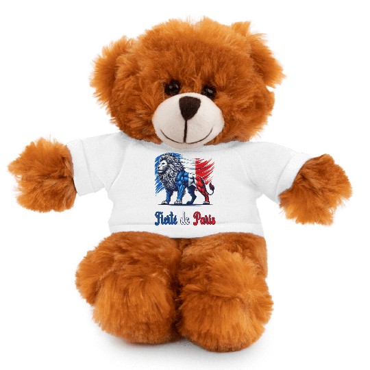 The pride of Paris flag design Stuffed Animals With Tee