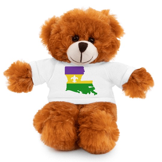 Mardi Gras in the Boot Stuffed Animals With Tee