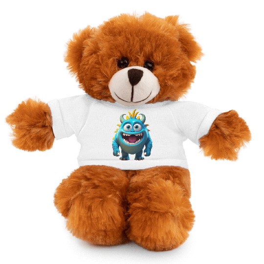 Colorful Monstrous Cartoon Character Stuffed Animals With Tee