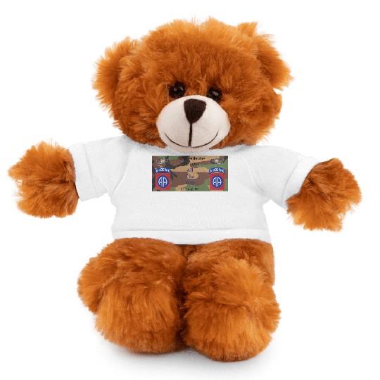 This 82nd Airborne All the Way gift for veterans Stuffed Animals With Tee