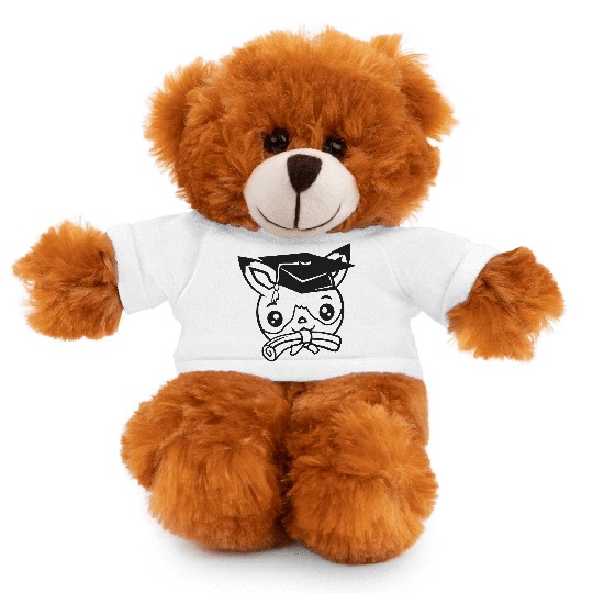 Fox High School Diploma Certificates College Hat Stuffed Animals With Tee