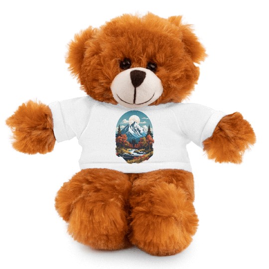 Majestic Peaks and Autumn Serenity Stuffed Animals With Tee