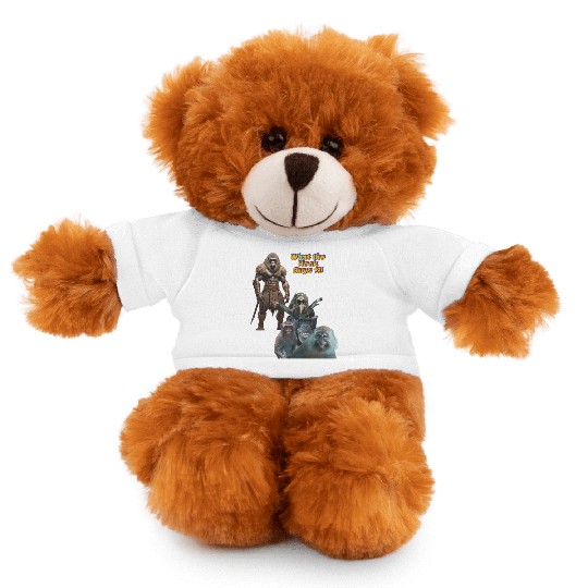 Funny Gorilla and Monkeys – What the Heck Design Stuffed Animals With Tee