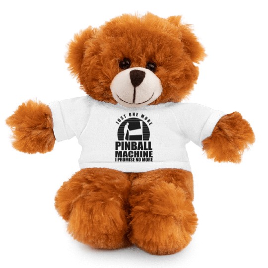 Funny Pinball Player Flipper Pinballer Flipping Stuffed Animals With Tee