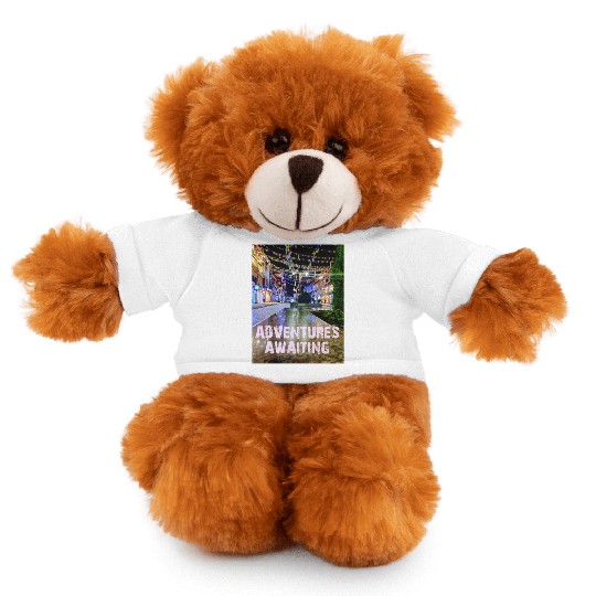 ADVENTURES AWAITING Stuffed Animals With Tee