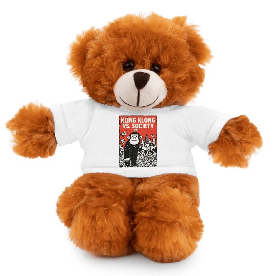 Kling Klong vs. Society – Protest Ape Stuffed Animals With Tee