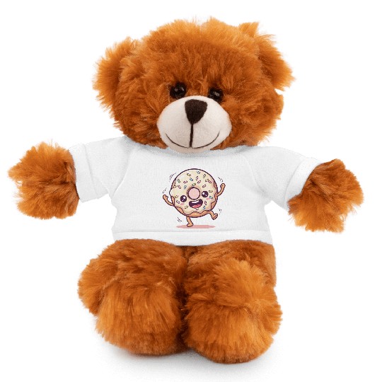 Happy Donut Dance Stuffed Animals With Tee