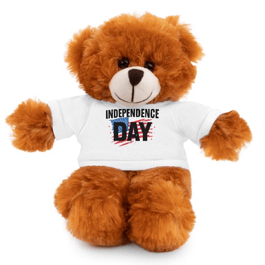 Patriotic American Day Graphic Stuffed Animals With Tee